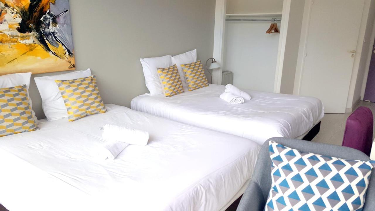 Fréjus Hotel Sable Et Soleil - Port, Plage Et Jacuzzi Prive מראה חיצוני תמונה