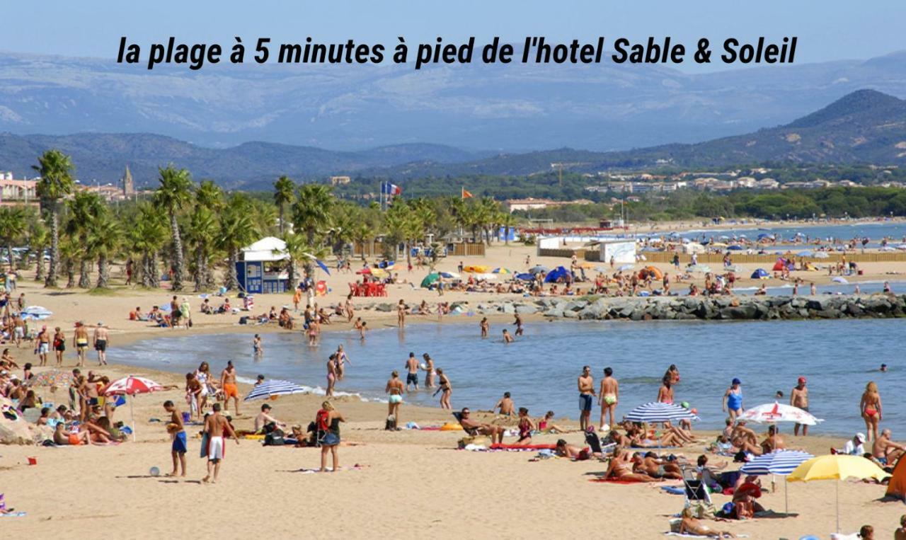Fréjus Hotel Sable Et Soleil - Port, Plage Et Jacuzzi Prive מראה חיצוני תמונה