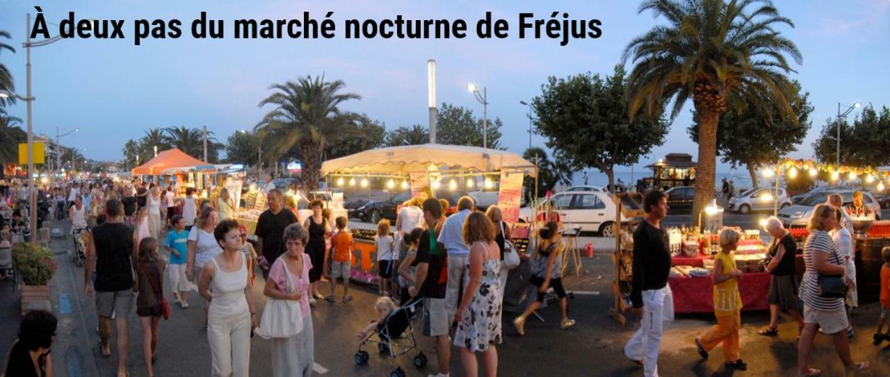 Fréjus Hotel Sable Et Soleil - Port, Plage Et Jacuzzi Prive מראה חיצוני תמונה