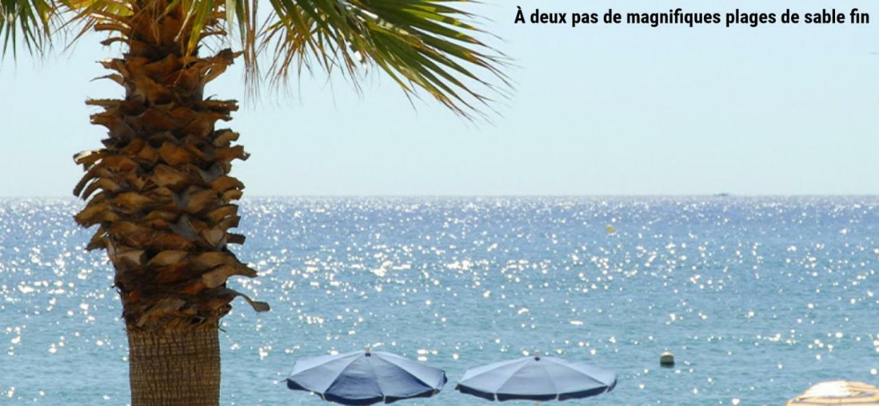 Fréjus Hotel Sable Et Soleil - Port, Plage Et Jacuzzi Prive מראה חיצוני תמונה
